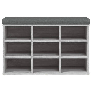 Schuhbank Grau Sonoma 82 cm