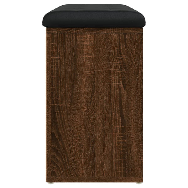 Schuhbank Braun Eichenoptik 82 cm