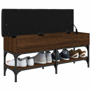 Schuhbank Braun Eichenoptik 102 cm
