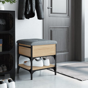 Schuhbank Sonoma Eiche 42x42x45 cm
