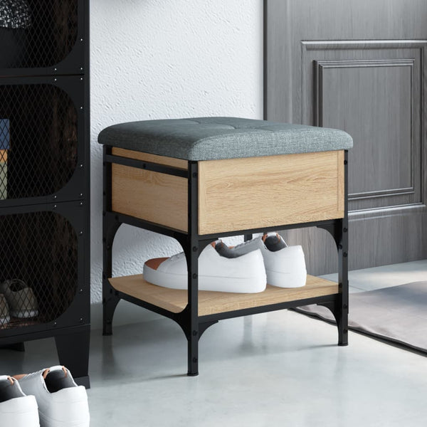 Schuhbank Sonoma Eiche 42x42x45 cm