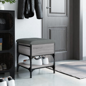 Schuhbank Grau Sonoma 42x42x45 cm