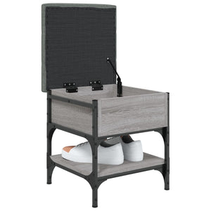 Schuhbank Grau Sonoma 42x42x45 cm