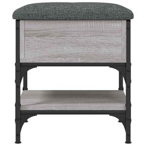 Schuhbank Grau Sonoma 42x42x45 cm
