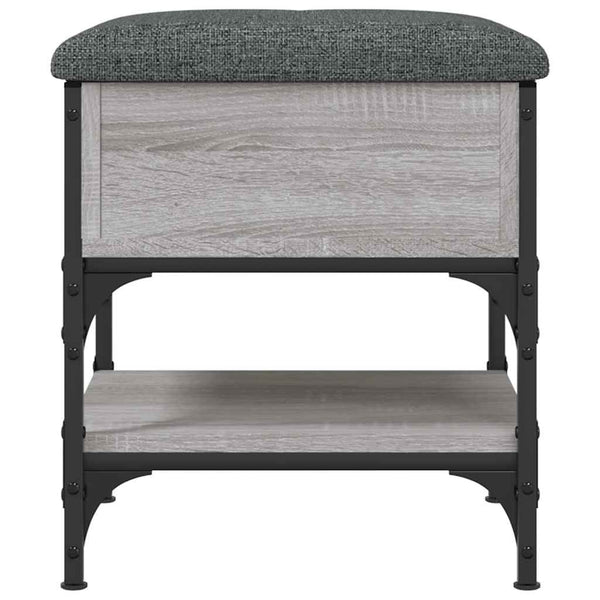 Schuhbank Grau Sonoma 42x42x45 cm