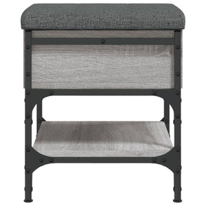 Schuhbank Grau Sonoma 42x42x45 cm