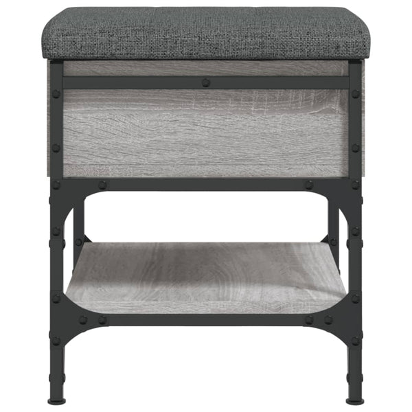 Schuhbank Grau Sonoma 42x42x45 cm