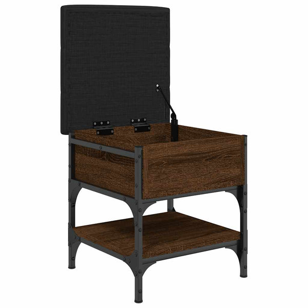 Schuhbank Braun Eichenoptik 42x42x45 cm