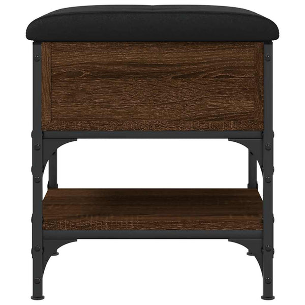 Schuhbank Braun Eichenoptik 42x42x45 cm