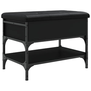 Schuhbank Schwarz 62x42x45 cm