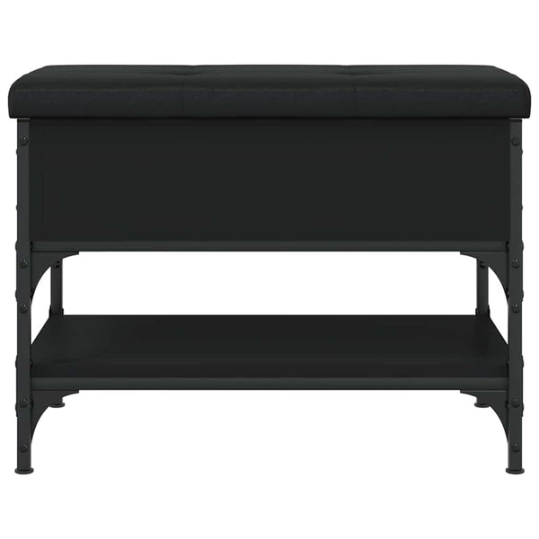 Schuhbank Schwarz 62x42x45 cm