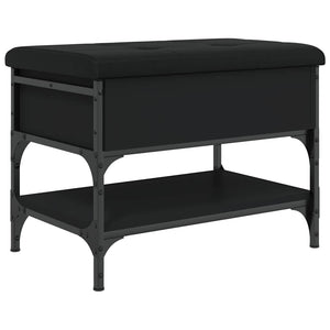Schuhbank Schwarz 62x42x45 cm
