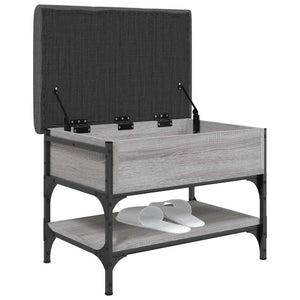 Schuhbank Grau Sonoma 62 cm