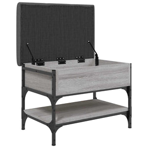 Schuhbank Grau Sonoma 62 cm