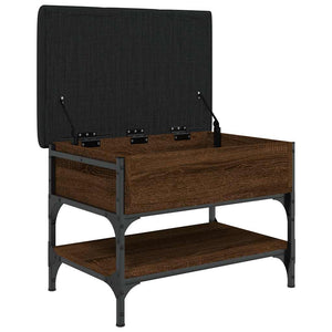Schuhbank Braun Eichenoptik 62x42x45 cm