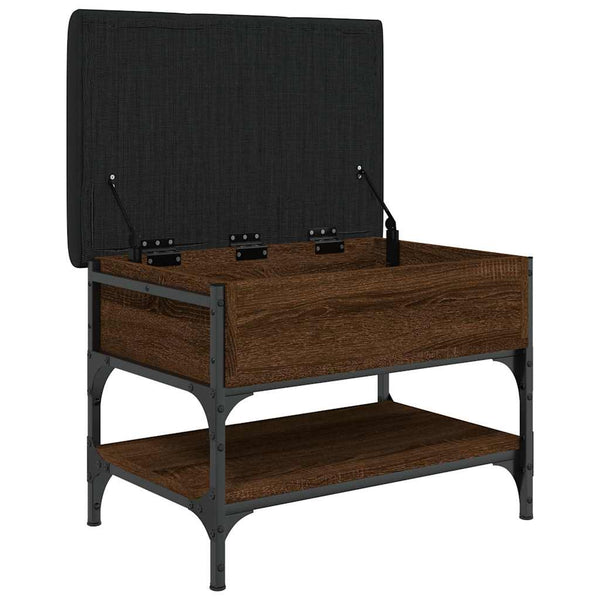 Schuhbank Braun Eichenoptik 62x42x45 cm
