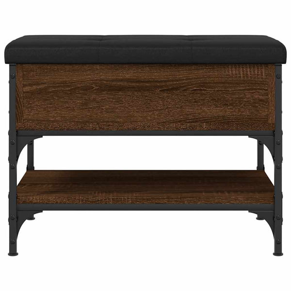 Schuhbank Braun Eichenoptik 62x42x45 cm