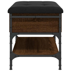 Schuhbank Braun Eichenoptik 62x42x45 cm