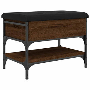 Schuhbank Braun Eichenoptik 62x42x45 cm