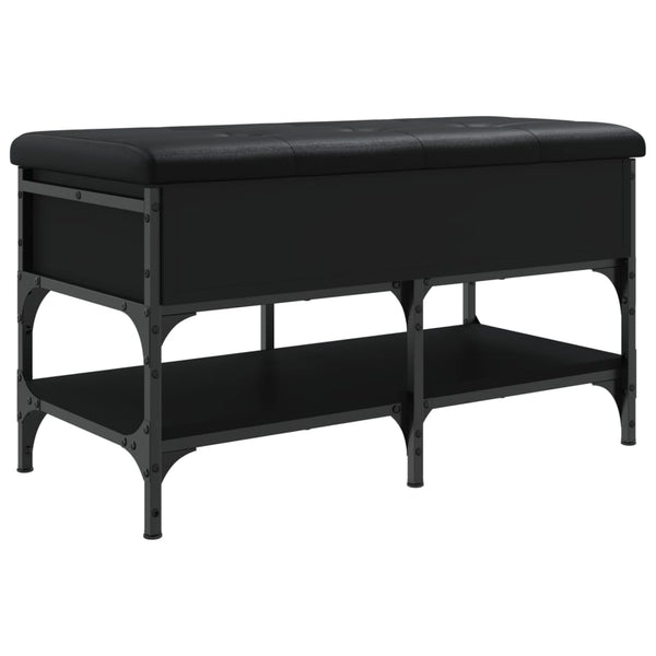 Schuhbank Schwarz 82x42x45 cm