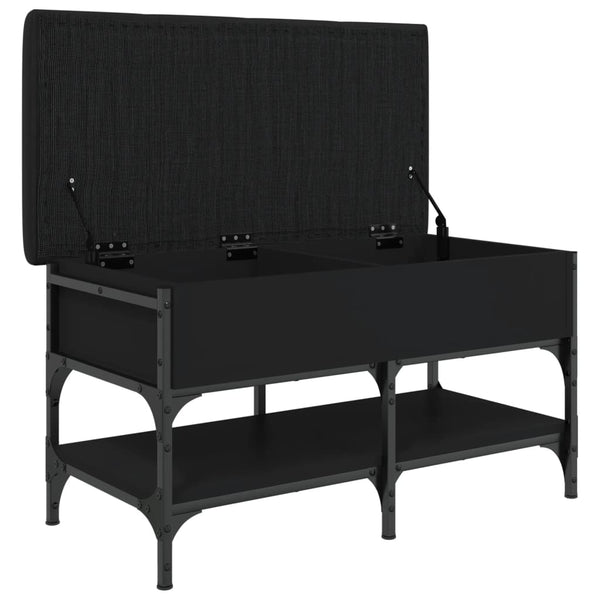 Schuhbank Schwarz 82x42x45 cm
