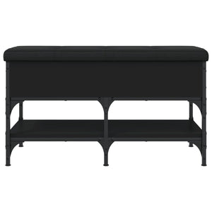 Schuhbank Schwarz 82x42x45 cm