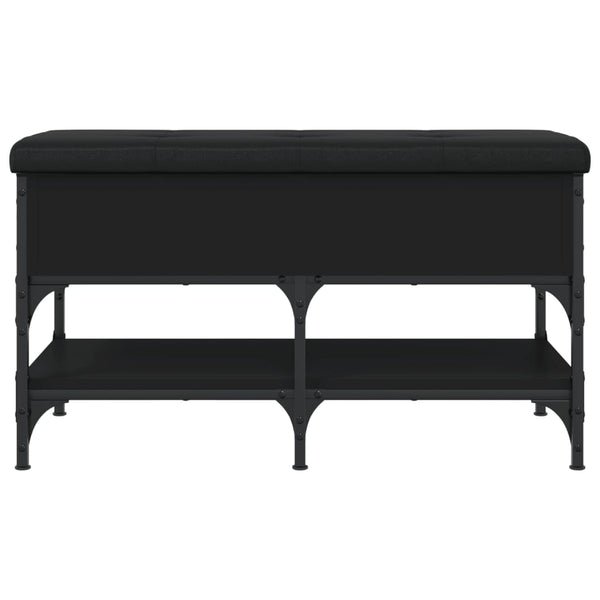 Schuhbank Schwarz 82x42x45 cm