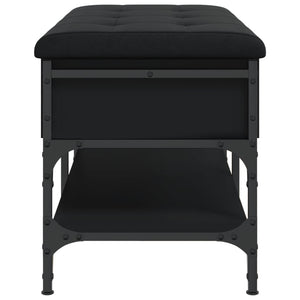 Schuhbank Schwarz 82x42x45 cm