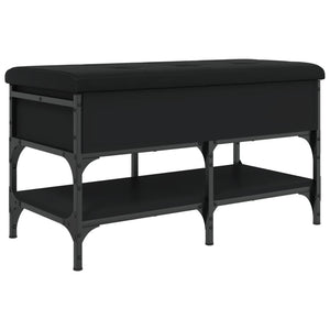 Schuhbank Schwarz 82x42x45 cm