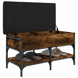 Schuhbank Räuchereiche 82x42x45 cm