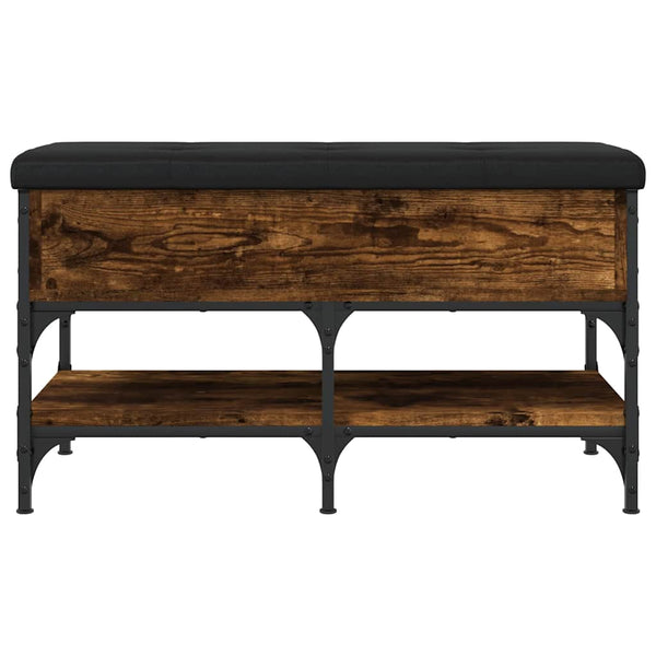 Schuhbank Räuchereiche 82x42x45 cm