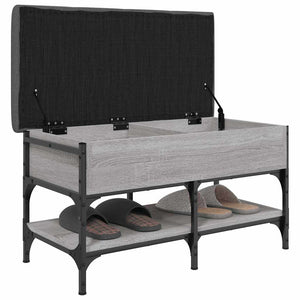 Schuhbank Grau Sonoma 82 cm