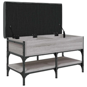 Schuhbank Grau Sonoma 82 cm