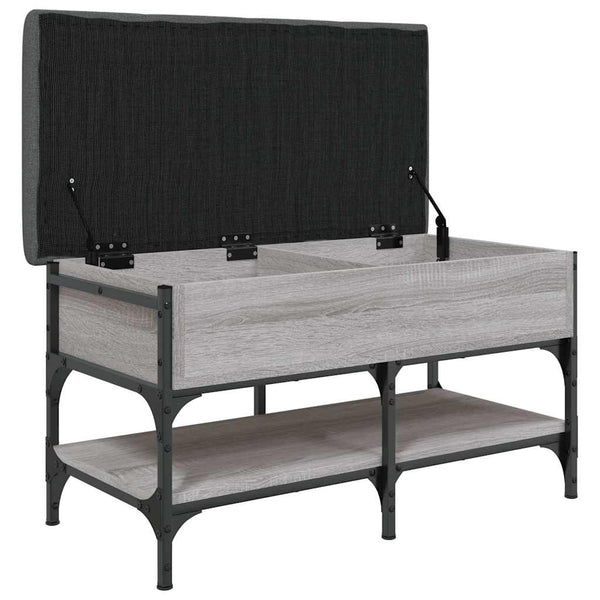Schuhbank Grau Sonoma 82 cm