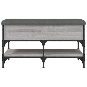 Schuhbank Grau Sonoma 82 cm