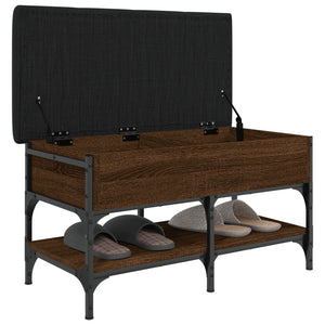 Schuhbank Braun Eichenoptik 82 cm