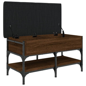 Schuhbank Braun Eichenoptik 82 cm