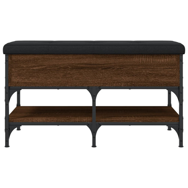 Schuhbank Braun Eichenoptik 82 cm