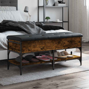 Schuhbank Räuchereiche 102 cm