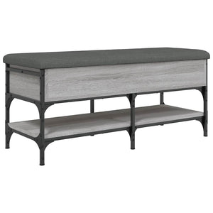 Schuhbank Grau Sonoma 102 cm