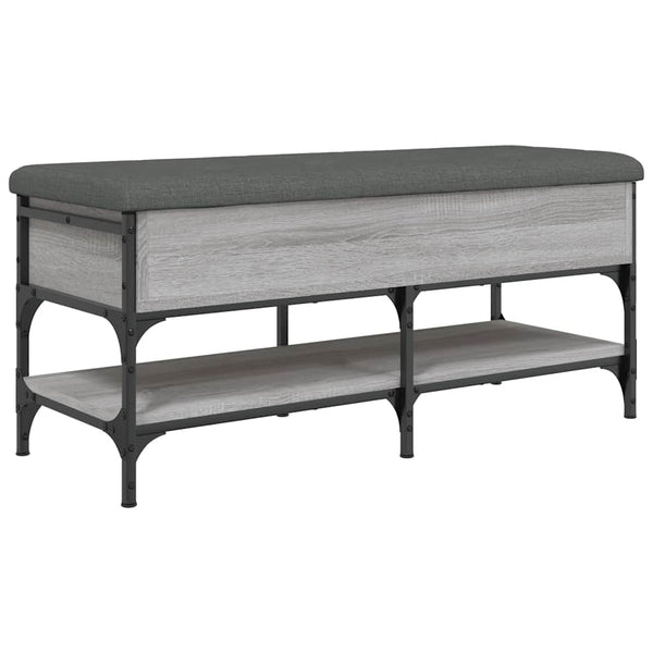Schuhbank Grau Sonoma 102 cm