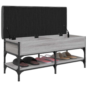 Schuhbank Grau Sonoma 102 cm
