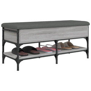 Schuhbank Grau Sonoma 102 cm