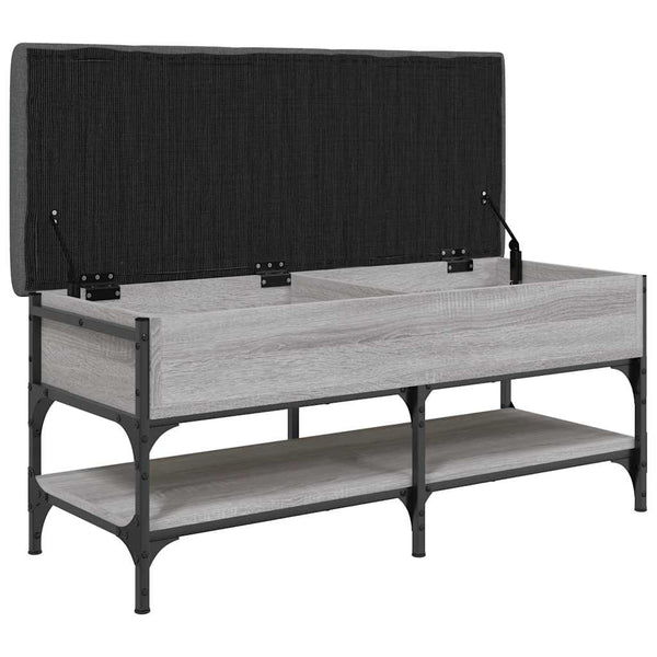 Schuhbank Grau Sonoma 102 cm