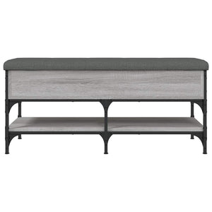 Schuhbank Grau Sonoma 102 cm