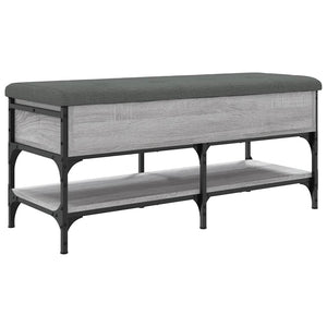 Schuhbank Grau Sonoma 102 cm
