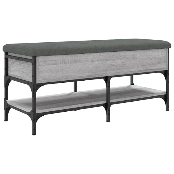 Schuhbank Grau Sonoma 102 cm