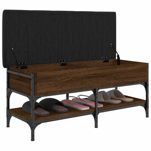 Schuhbank Braun Eichen-Optik 102 cm