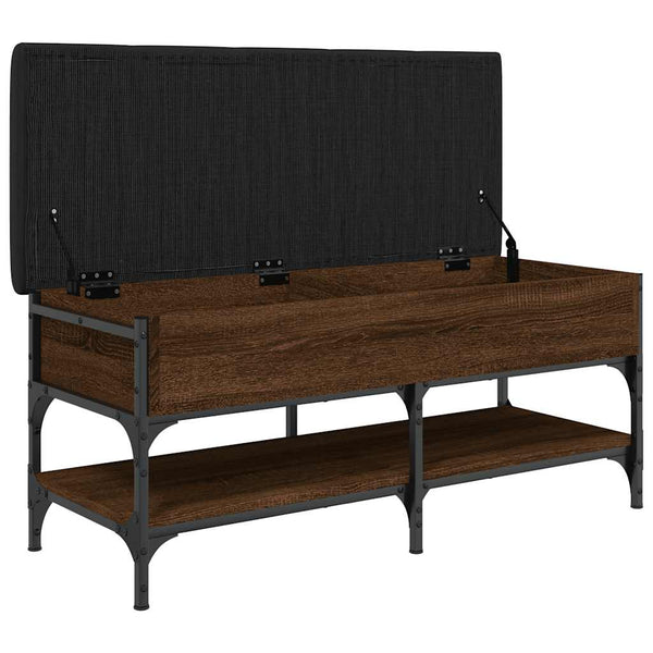 Schuhbank Braun Eichen-Optik 102 cm