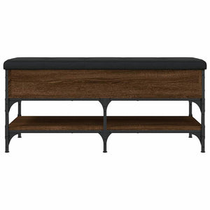 Schuhbank Braun Eichen-Optik 102 cm